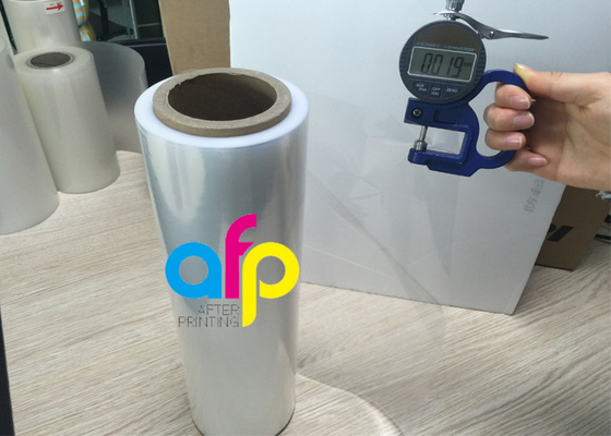 ม้วนฟิล์มโพลีโอเลฟินแบบครึ่งแขนม้วนฟิล์มพลาสติก Pof เดี่ยว