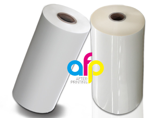 ม้วนฟิล์มพลาสติกความร้อนที่แข็งแกร่ง, ความร้อนละลายฟิล์มใส Bopp ม้วน
