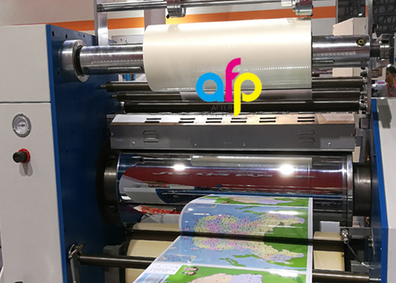 ฟิล์มเคลือบความร้อนเคลือบเงา BOPP Luster Finish โปร่งใส / ทึบแสง