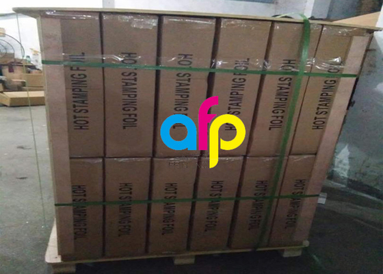 ทั้งสองด้านฟอยล์สีทองปั๊มร้อน, ขนาดฟอยล์การถ่ายเทความร้อนขนาด 640 มม. * 120 ม