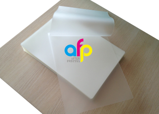 แผ่นฟิล์มเคลือบกระเป๋าใสสำหรับการป้องกันภาพ / บัตรประจำตัวประชาชน
