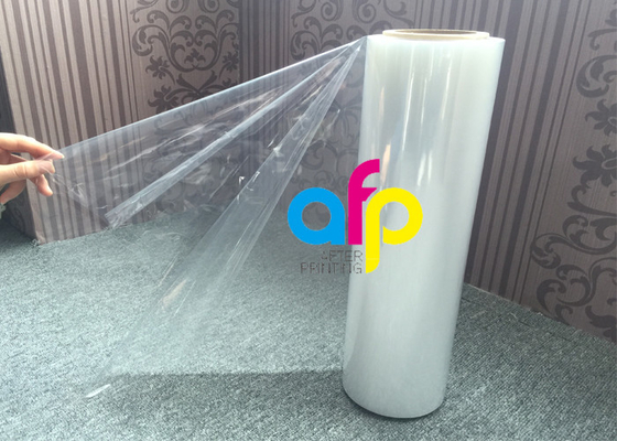 ม้วนฟิล์มโพลีโอเลฟินแบบครึ่งแขนม้วนฟิล์มพลาสติก Pof เดี่ยว