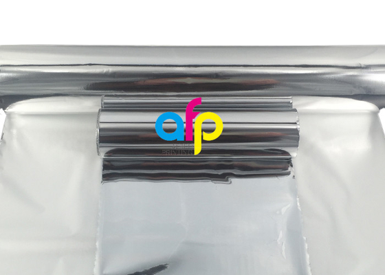 ฟิล์ม BOPP ทองคำ / เงินพิมพ์ฟิล์มม้วนฟิล์มพลาสติก Metallized