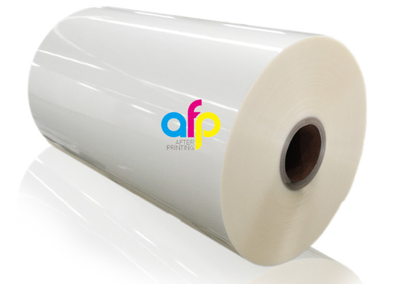 ฟิล์มเคลือบความร้อนเคลือบเงา BOPP Luster Finish โปร่งใส / ทึบแสง