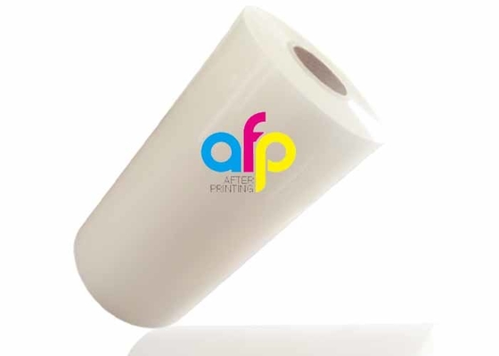 ฟิล์ม PET Roll เคลือบสำหรับปกหนังสือวัสดุเป็นมิตรกับสิ่งแวดล้อมโปร่งใส