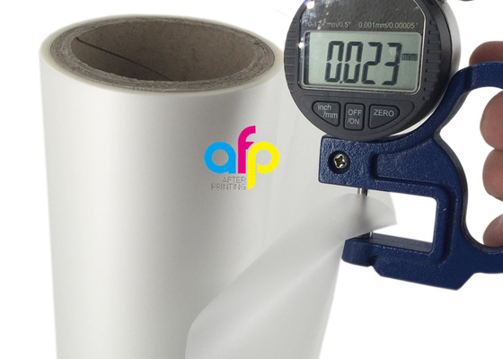 15 Mic - 30 Mic เคลือบฟิล์มเคลือบ 300m - 4000m ความยาวม้วนอนุมัติ SGS