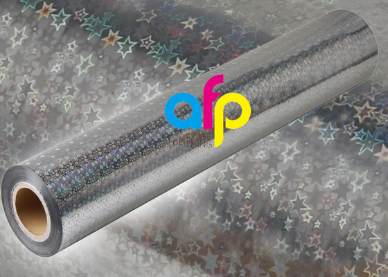ฟิล์ม BOPP โฮโลแกรม Metalized, ม้วนฟิล์มใส BOPP สำหรับบรรจุ