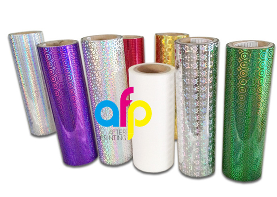 ฟิล์ม BOPP โฮโลแกรม Metalized, ม้วนฟิล์มใส BOPP สำหรับบรรจุ
