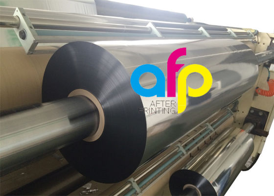 แผ่นฟิล์มความร้อนเคลือบฟิล์ม PET Metalized PET สำหรับการเคลือบกระดาษ