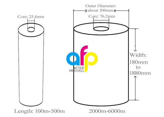 ฟิล์มเคลือบความร้อนขนาด 1 นิ้วสำหรับการอนุมัติเอกสาร BV ของโรงเรียน