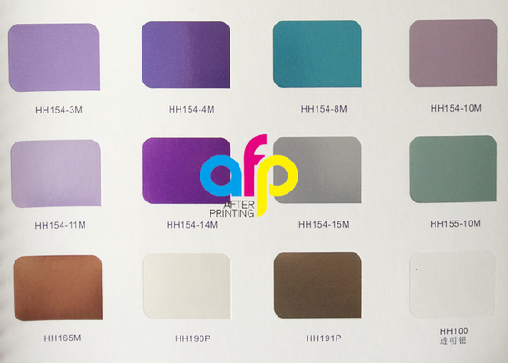 640 มม. * 120 ม. สีสันฟอยล์ปั๊มทองฟอยล์ปั๊มสำหรับพลาสติกอ่อน / แข็ง