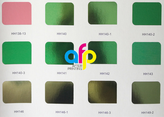 640 มม. * 120 ม. สีสันฟอยล์ปั๊มทองฟอยล์ปั๊มสำหรับพลาสติกอ่อน / แข็ง