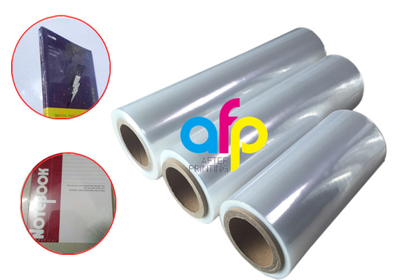 ฟิล์มหด POF แบบพับเก็บกึ่งกลางแผลสำหรับบรรจุภัณฑ์แกนกระดาษ 3 นิ้ว