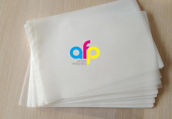 ฟิล์มโพลีเอทิลีนเคลือบลักษณะสัตว์เลี้ยงสำหรับเมนูเอกสารภาพเคลือบ