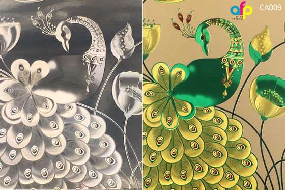 การปั๊มขึ้นรูปที่ง่ายขึ้นก่อนการพิมพ์ฟอยล์เย็น